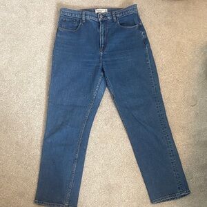 Abercrombie & Fitch Women's Blue Straight Leg Jeans